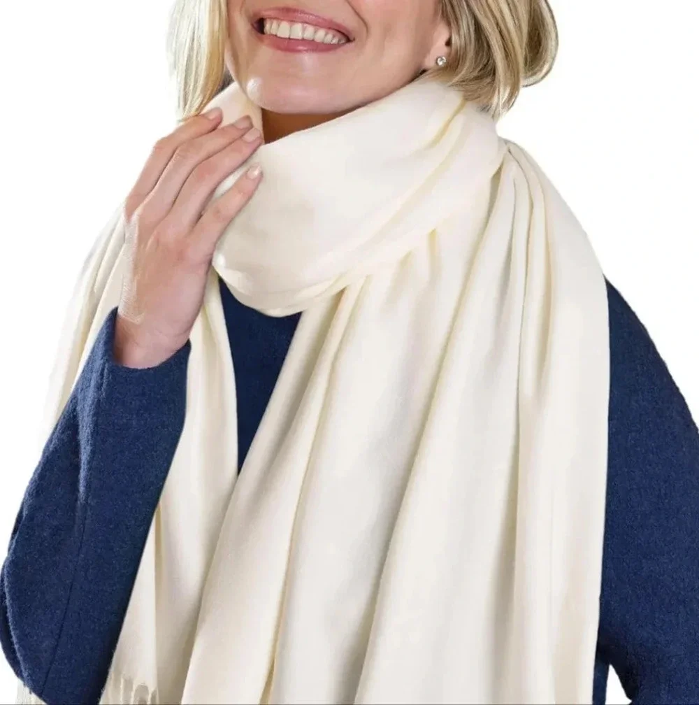 Winter Scarf for Women Pashmina Shawl Wraps Cashmere Feel Warm Fashion Blanket S - Picture 1 of 7